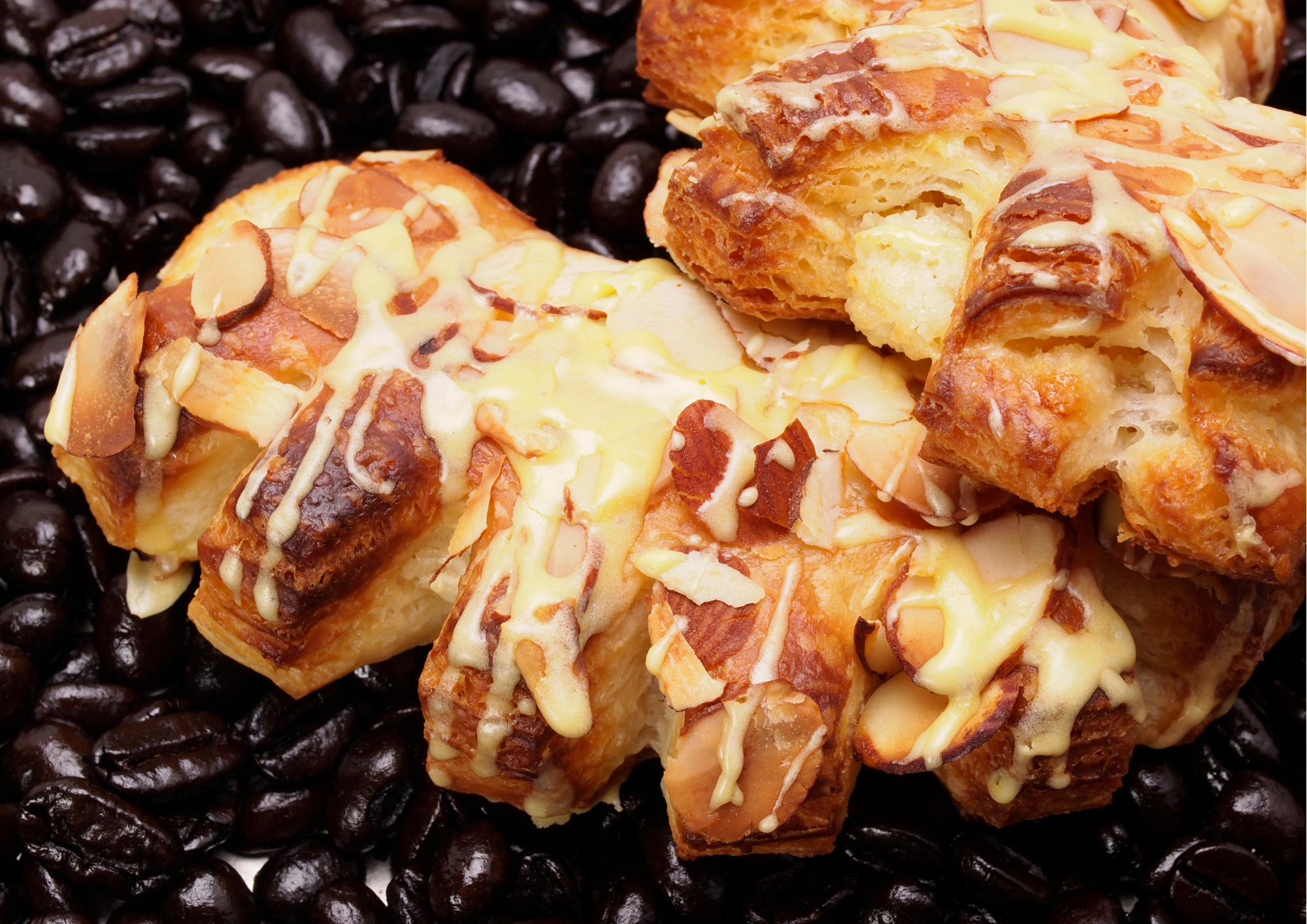 almond bear claw pastries