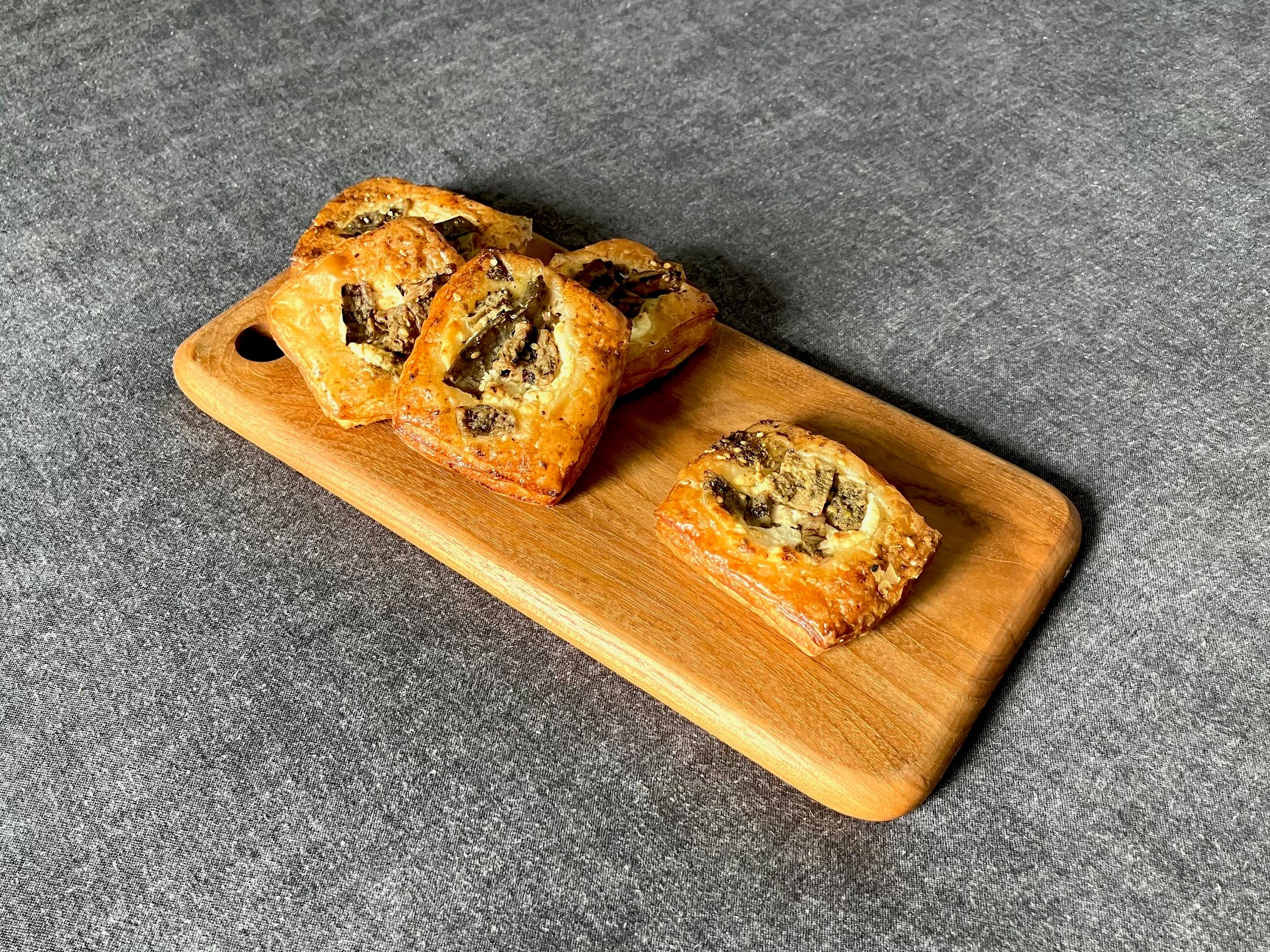 Eggplant & Fetta Mini Danish